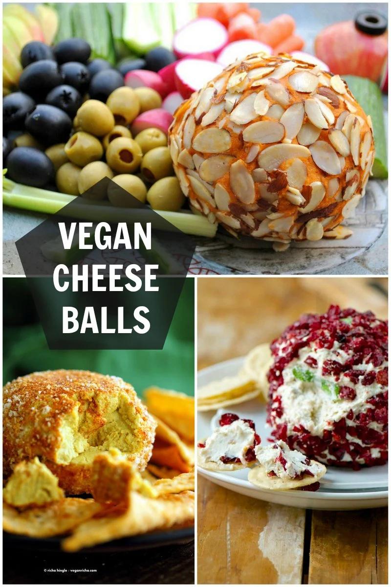11 Vegan Cheese Ball Recipes. Nut-free options