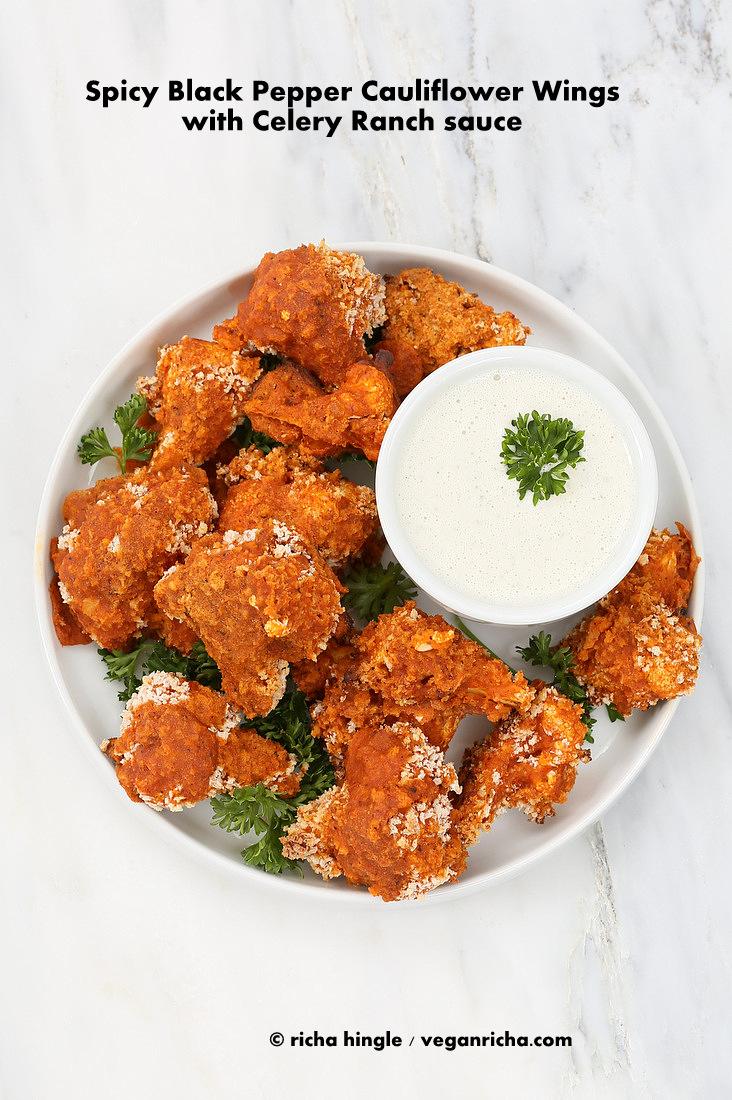 Spicy Baked Cauliflower Bites | Pitzn