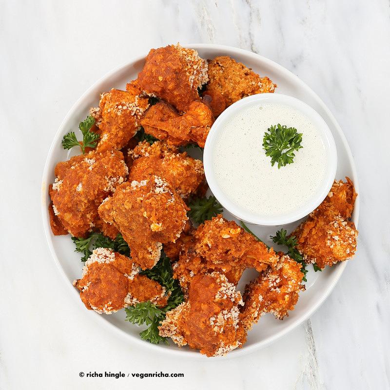 Spicy Baked Cauliflower Bites | Pitzn