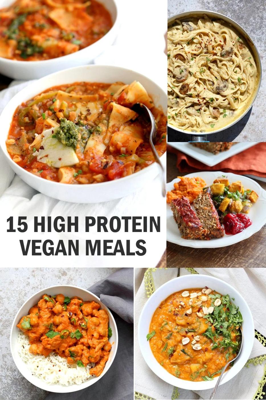 15 High Protein Vegan Meals