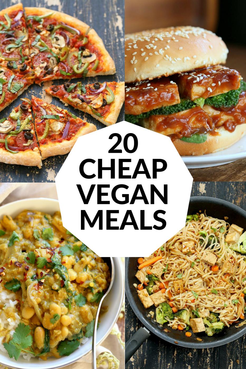 20 Cheap Vegan Meals – Vegan Recipes on a Budget