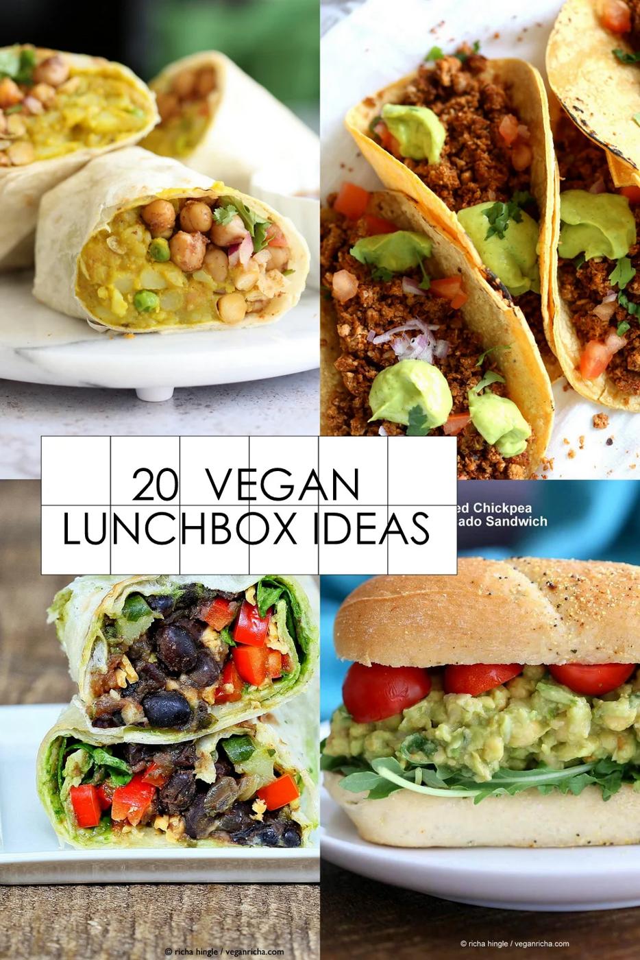 20 Vegan Lunch box Ideas – Back To School Recipes