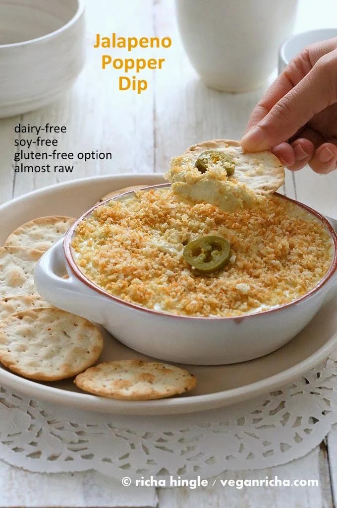 Vegan Jalapeno Popper Dip - glutenfree, almost raw