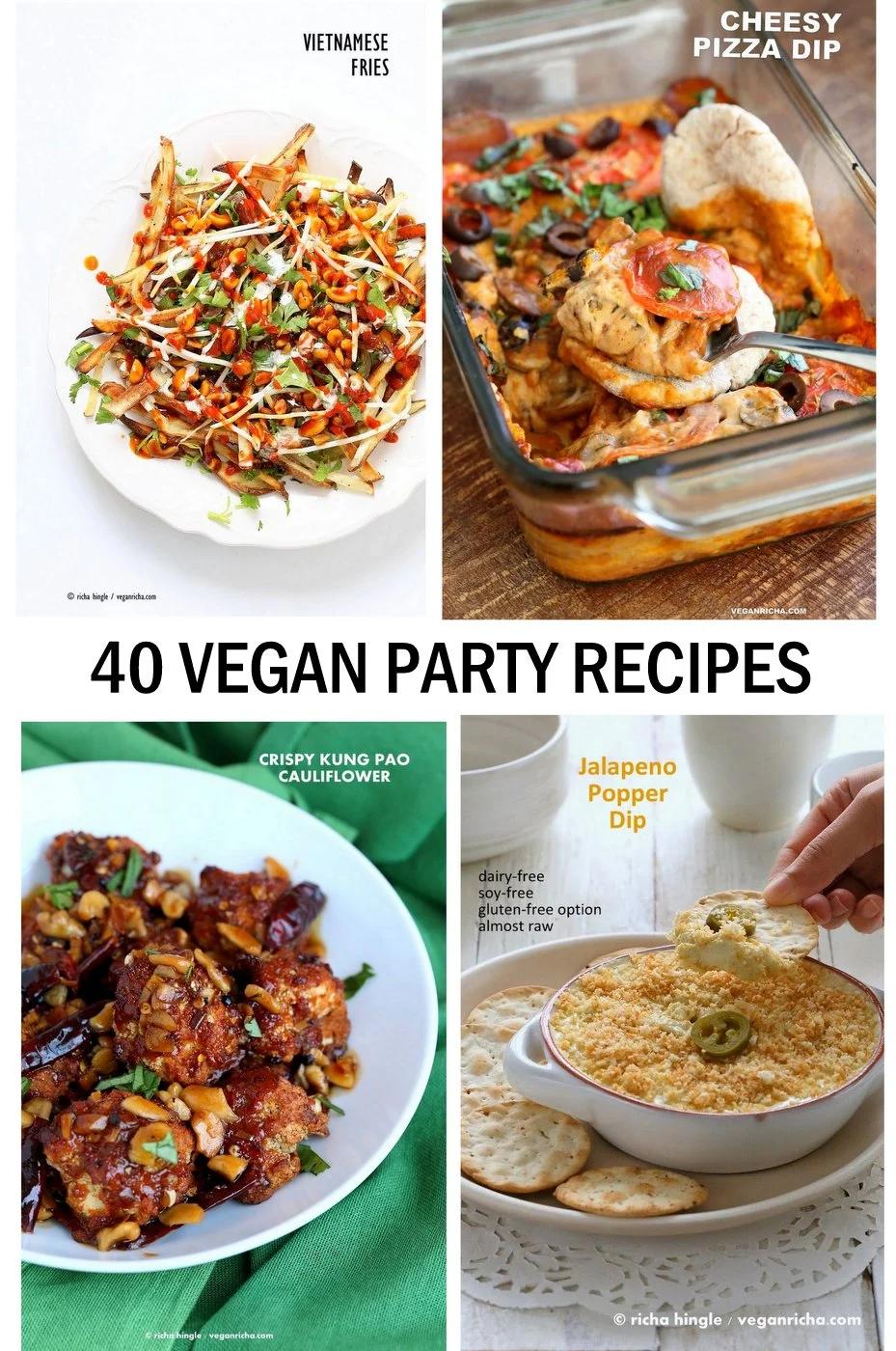 40 Vegan Party Food Recipes