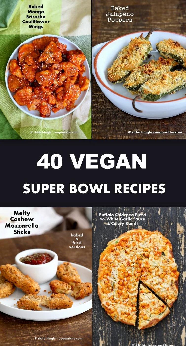 40 Vegan Super Bowl Recipes – Party Recipe Roundup
