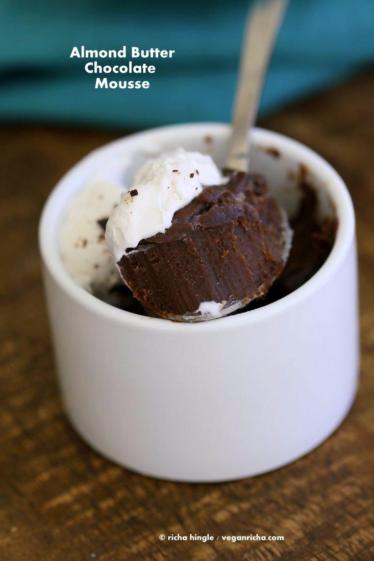 Almond Butter Chocolate Mousse | Pitzn