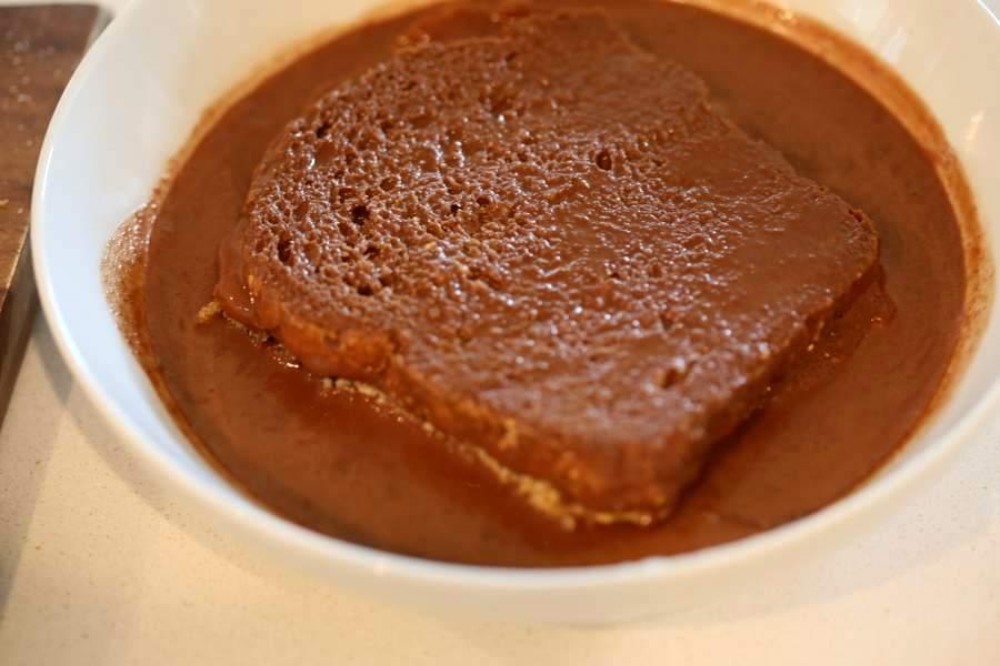PB Date Caramel Brownie French Toast | Pitzn