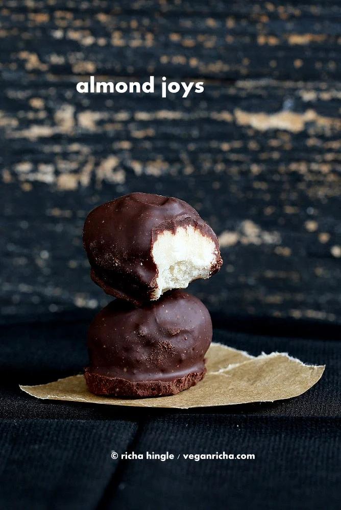 Almond Joys Recipe and Rawsome Vegan Baking Book Review.