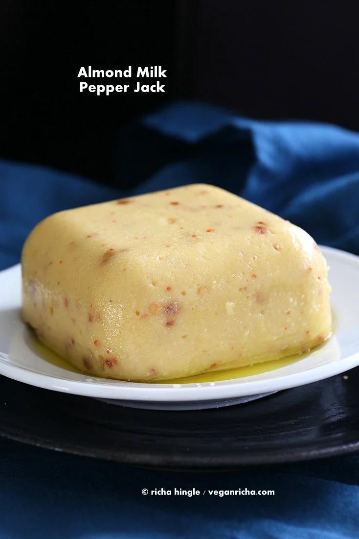 Vegan Almond Milk Pepper Jack Cheese