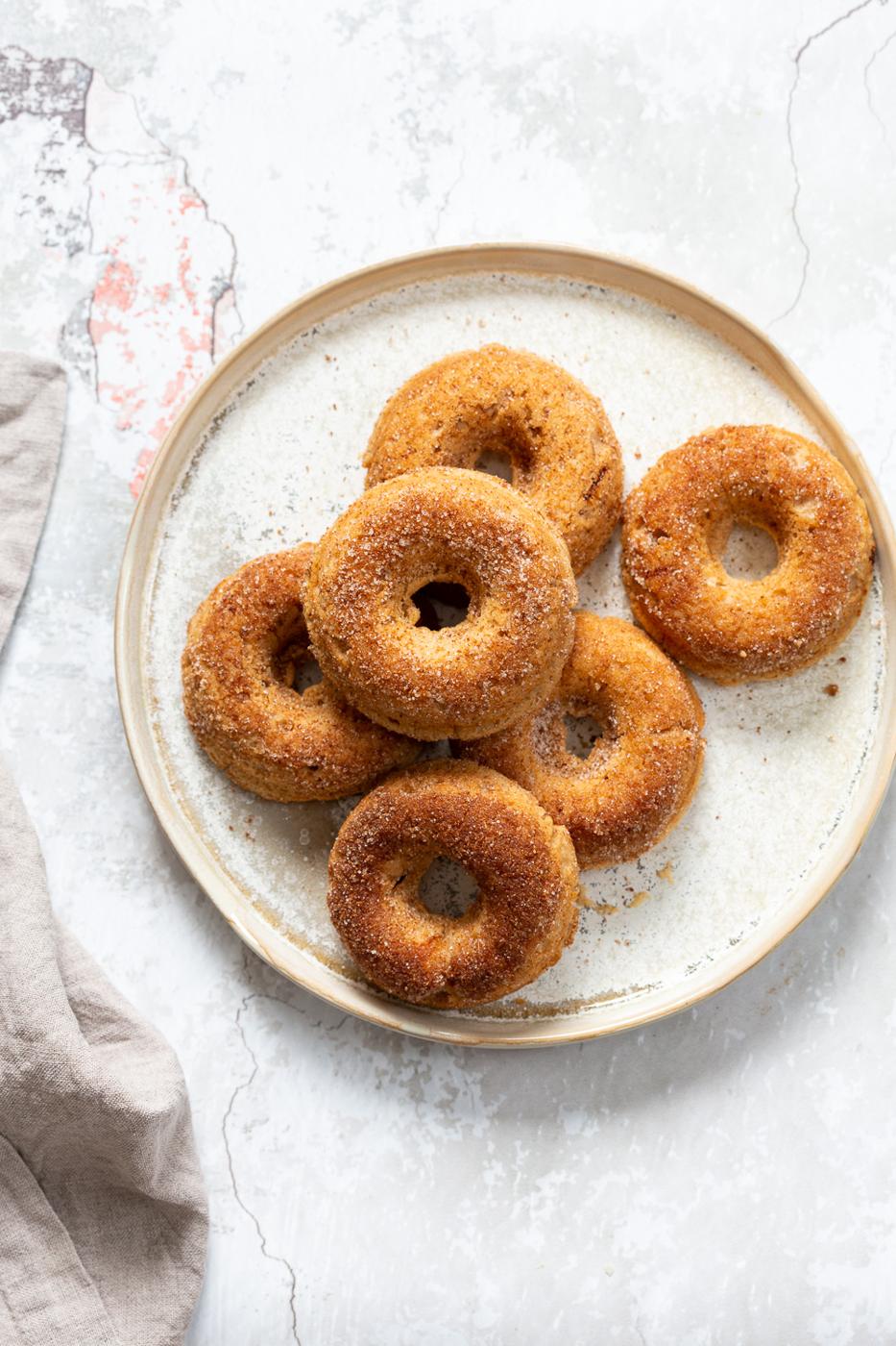 Vegan Baked Apple Cider Donuts