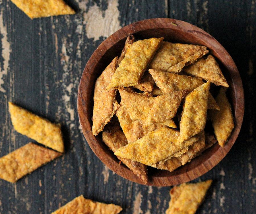 Butternut Squash Rosemary Onion Crackers