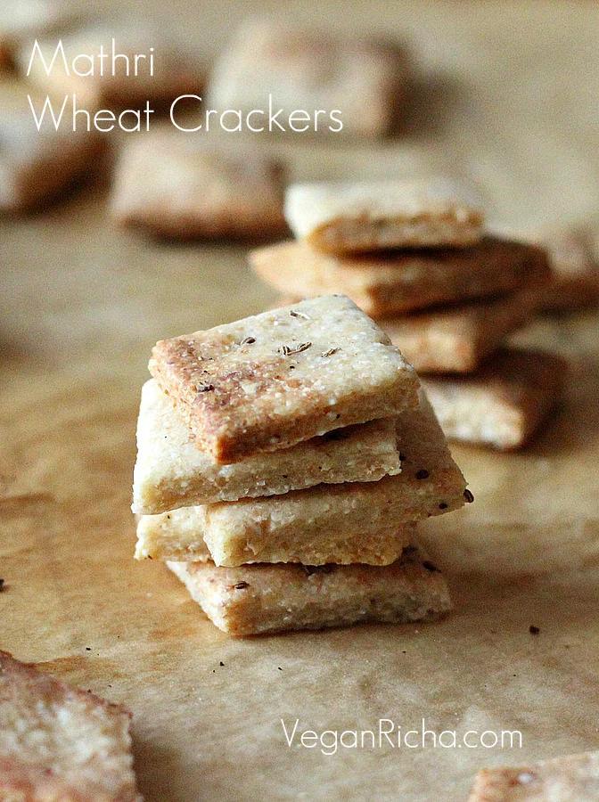 Baked Mathri – Wheat Semolina Crackers. Vegan Recipe