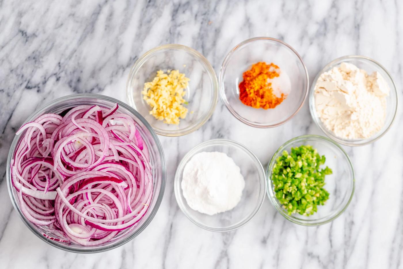 ingredients needed for making baked pakora