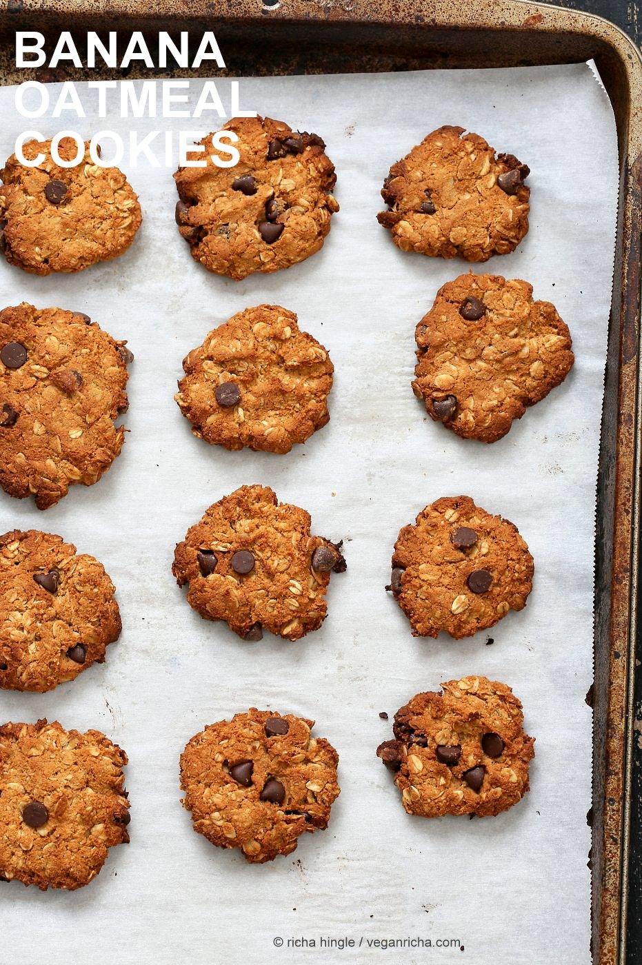 Banana Oatmeal Cookies – 1 Bowl 20 min