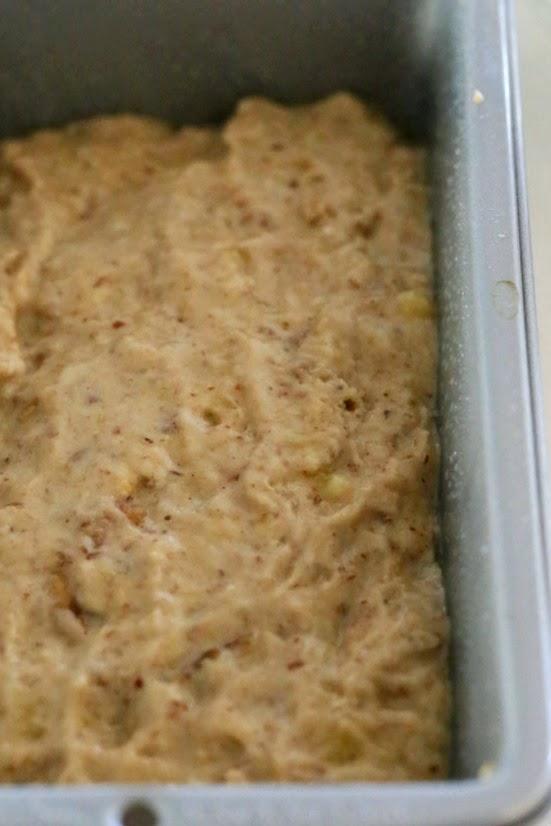 This gluten free Banana Bread makes a great breakfast. With walnuts. No added refined sugar, loads of banana, spices & goodness. Vegan Gluten free Banana Bread | VeganRicha.com
