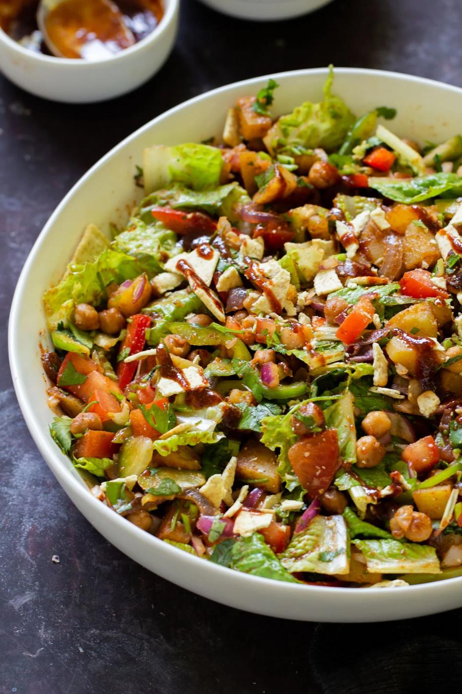 BBQ Chickpea and Potato Salad
