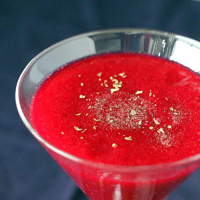 Red Beet, Pear, Minneola orange and Apple Smoothie. vegan, glutenfree