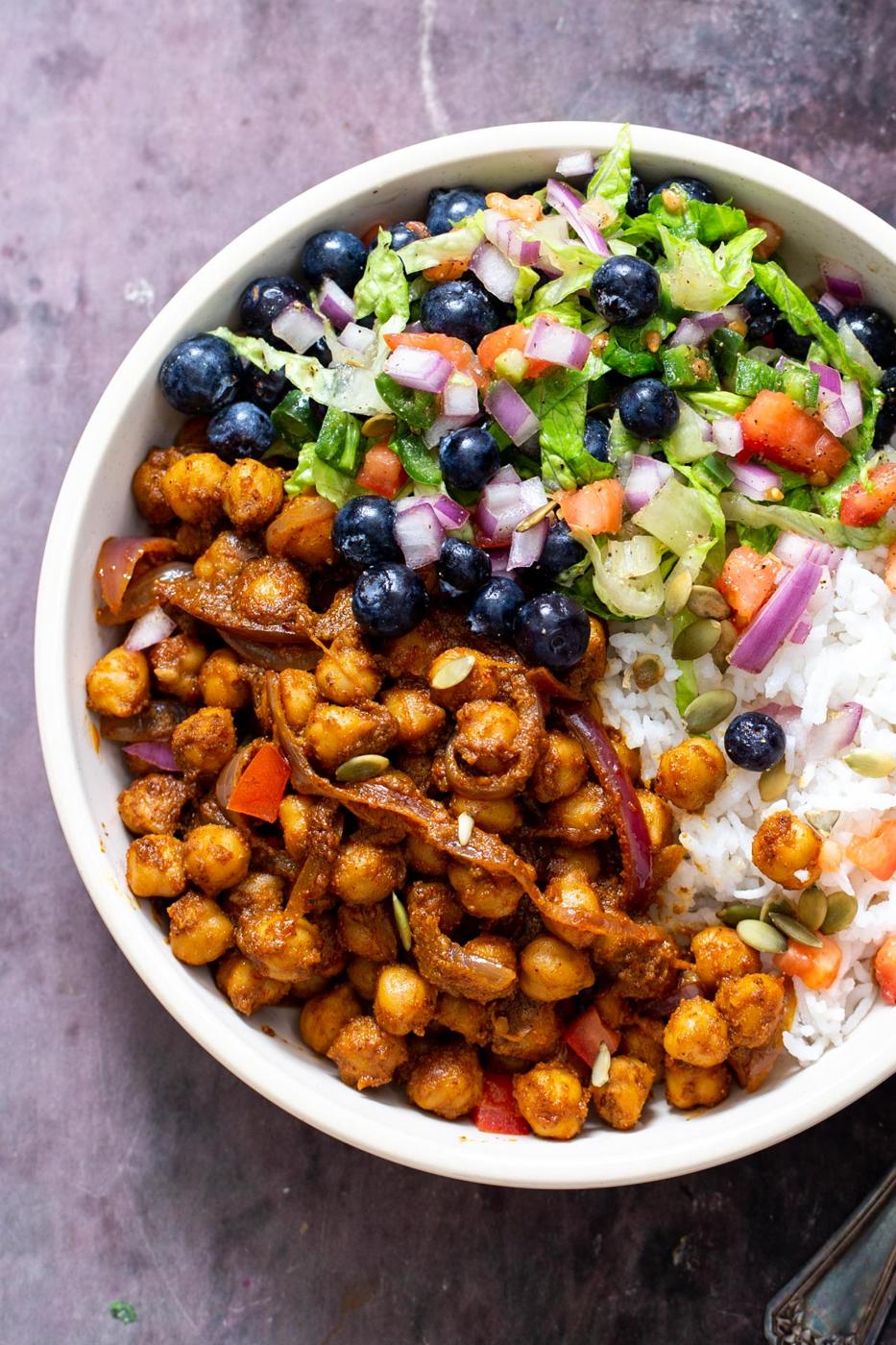 Berbere Chickpea Bowl