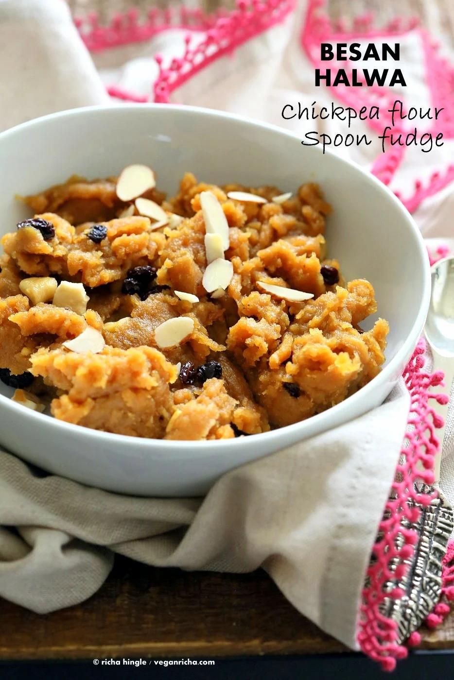 Besan Halwa – Chickpea flour Spoon fudge