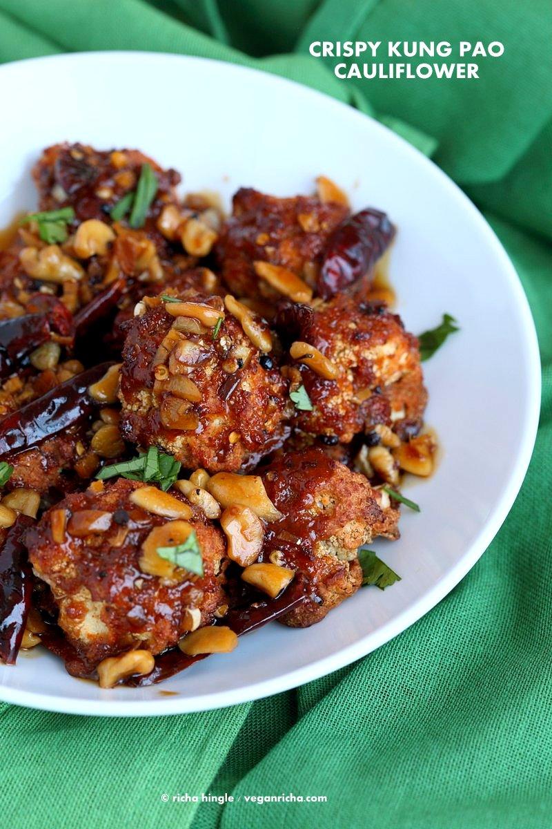 Kung Pao Cauliflower #VeganRicha