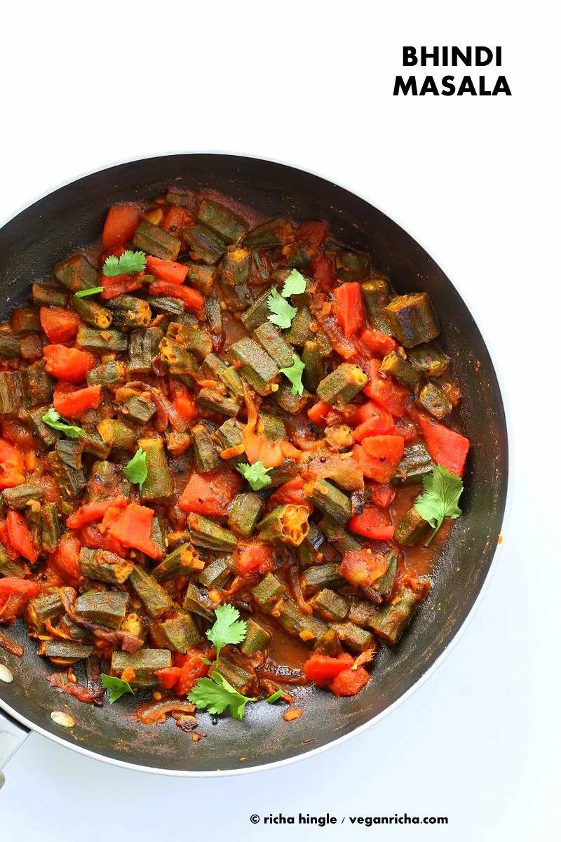 Bhindi Masala Recipe – Okra in Onion tomato Curry