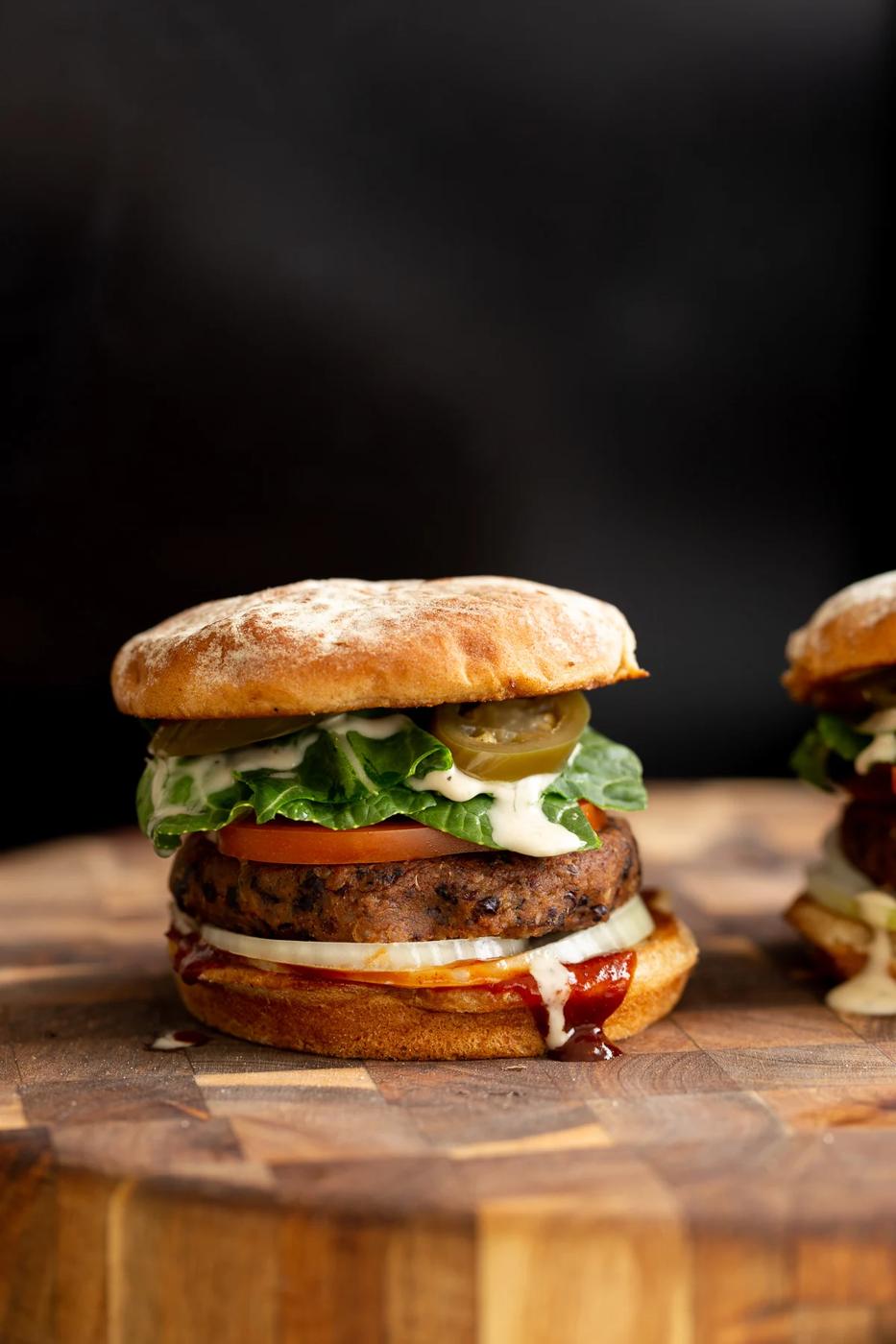 Black Bean Quinoa Burgers
