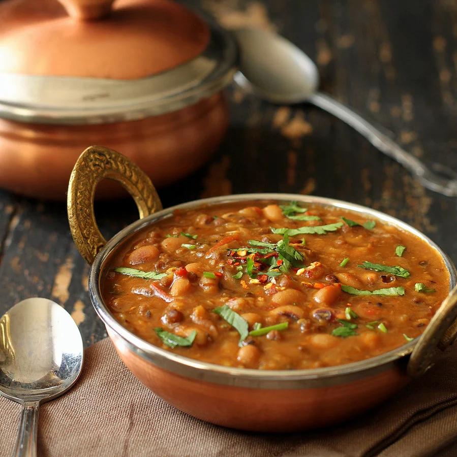 Black Eyed Pea and Mung Bean Stew. Mixed Dal. Vegan Glutenfree Recipe