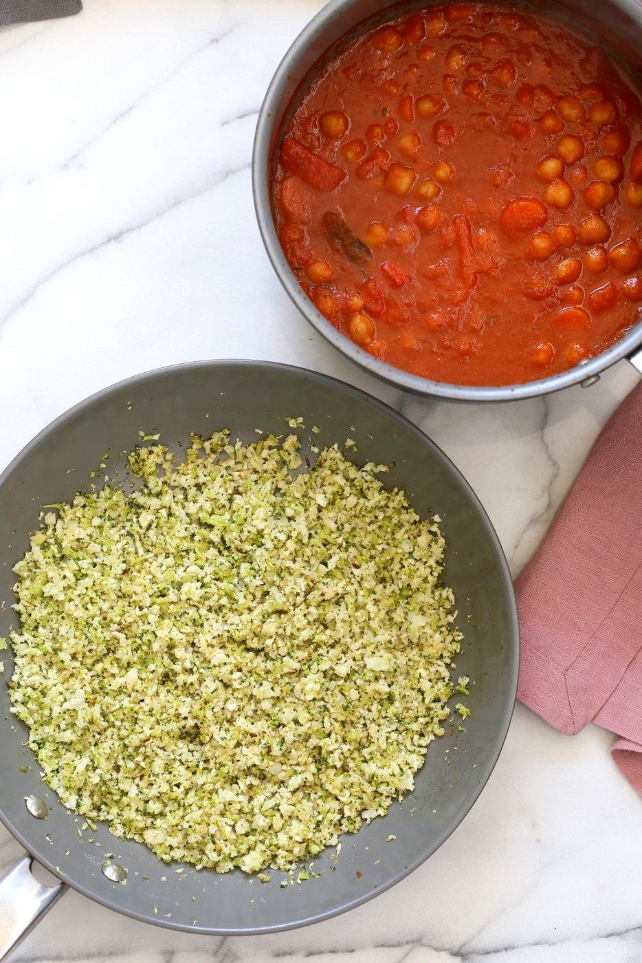 How to make Broccoli Cauliflower Rice