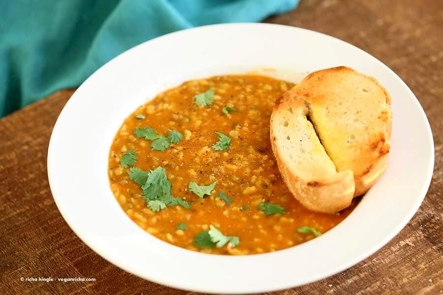 Brown Rice Mung Bean Kitchari - Mung Bean Stew | Pitzn #vegan #glutenfree #nutfree #soyfree