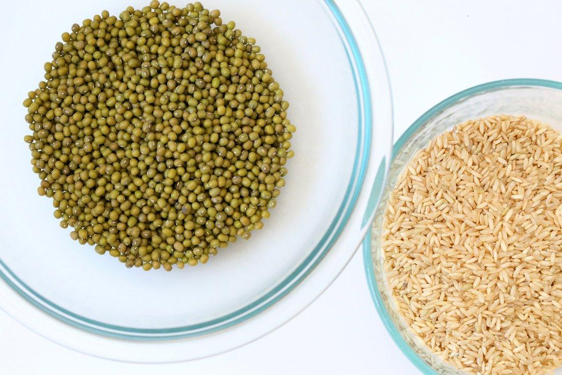 Brown Rice Mung Bean Kitchari - Healing Mung Bean Stew | Pitzn #vegan #glutenfree #nutfree #soyfree