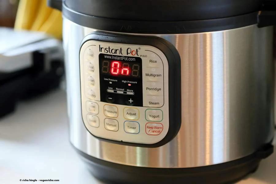 Brown Rice Mung Bean Kitchari - Mung Bean Stew in Instant Pot | Pitzn