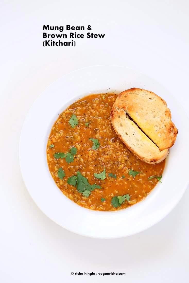 Brown Rice Mung Bean Kitchari – Mung Bean Stew