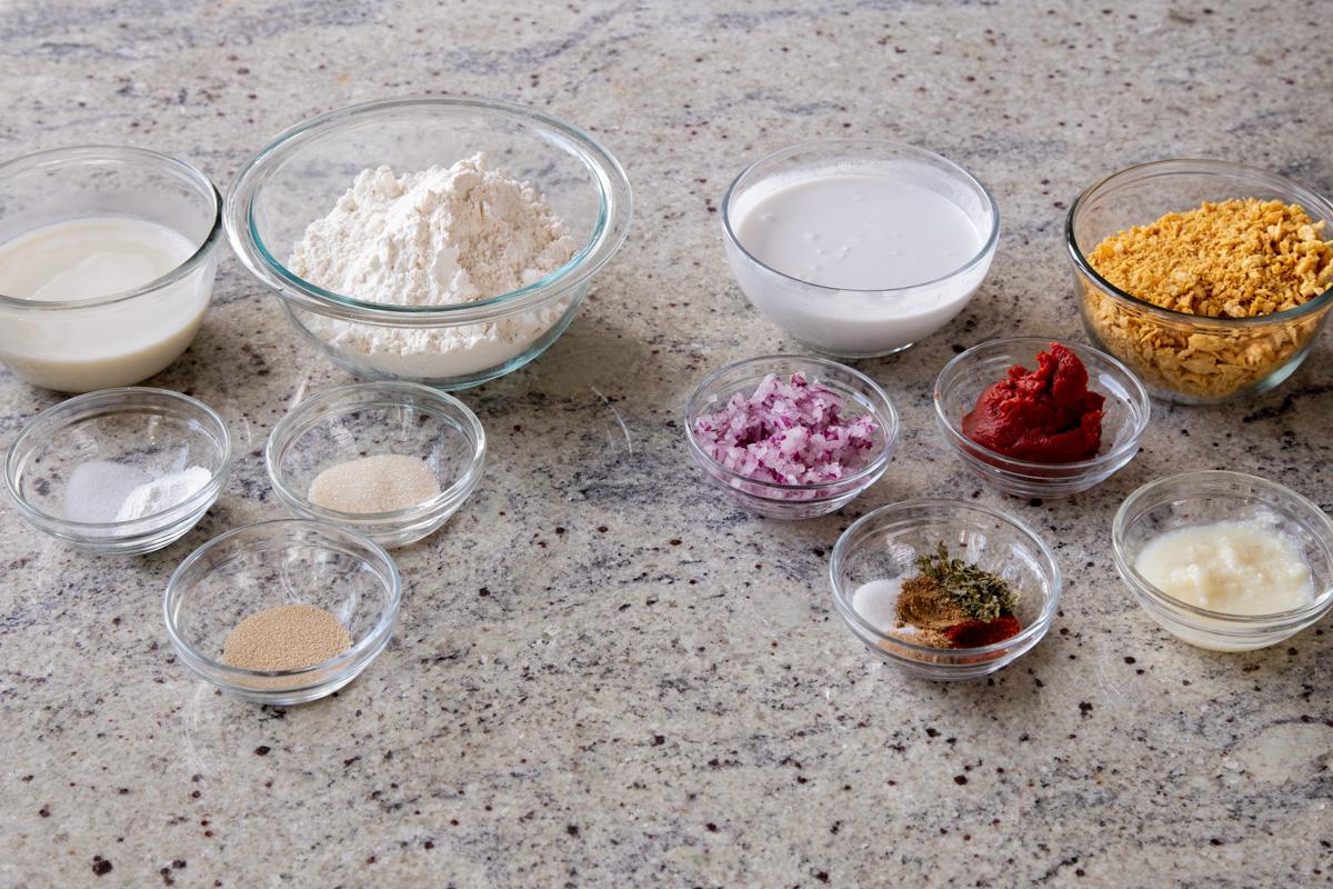 vegan Chinese bao ingredients