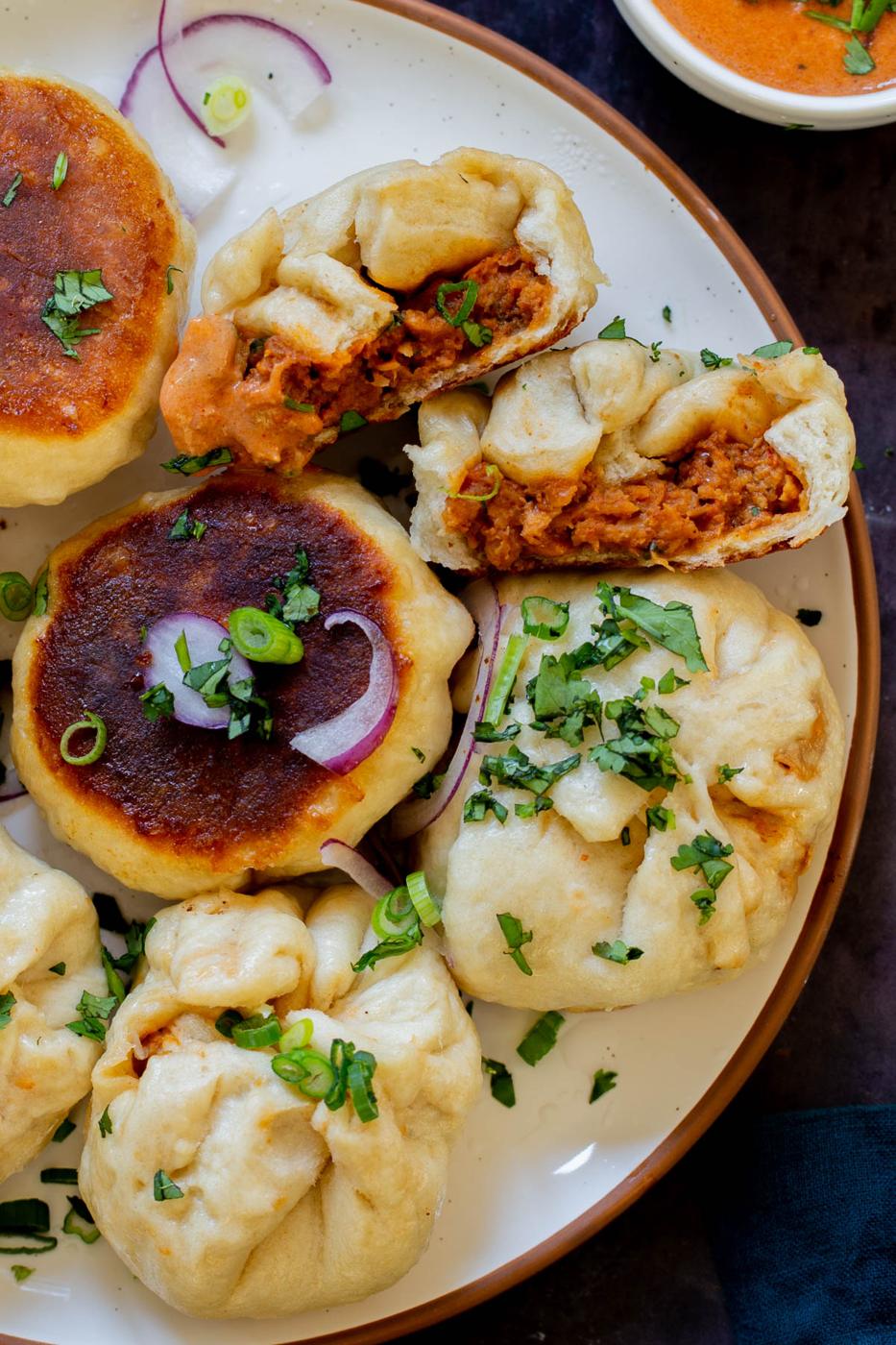 Butter Chicken Bao (Stuffed Bun)