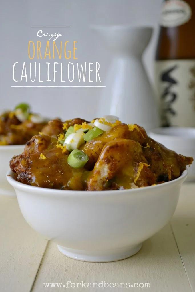 Cara’s Crispy Orange Cauliflower. Vegan Glutenfree Recipe