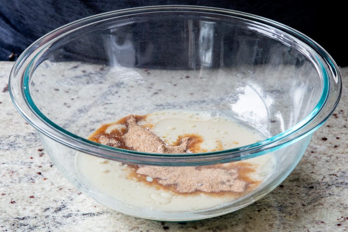 adding sugar to the non-dairy milk