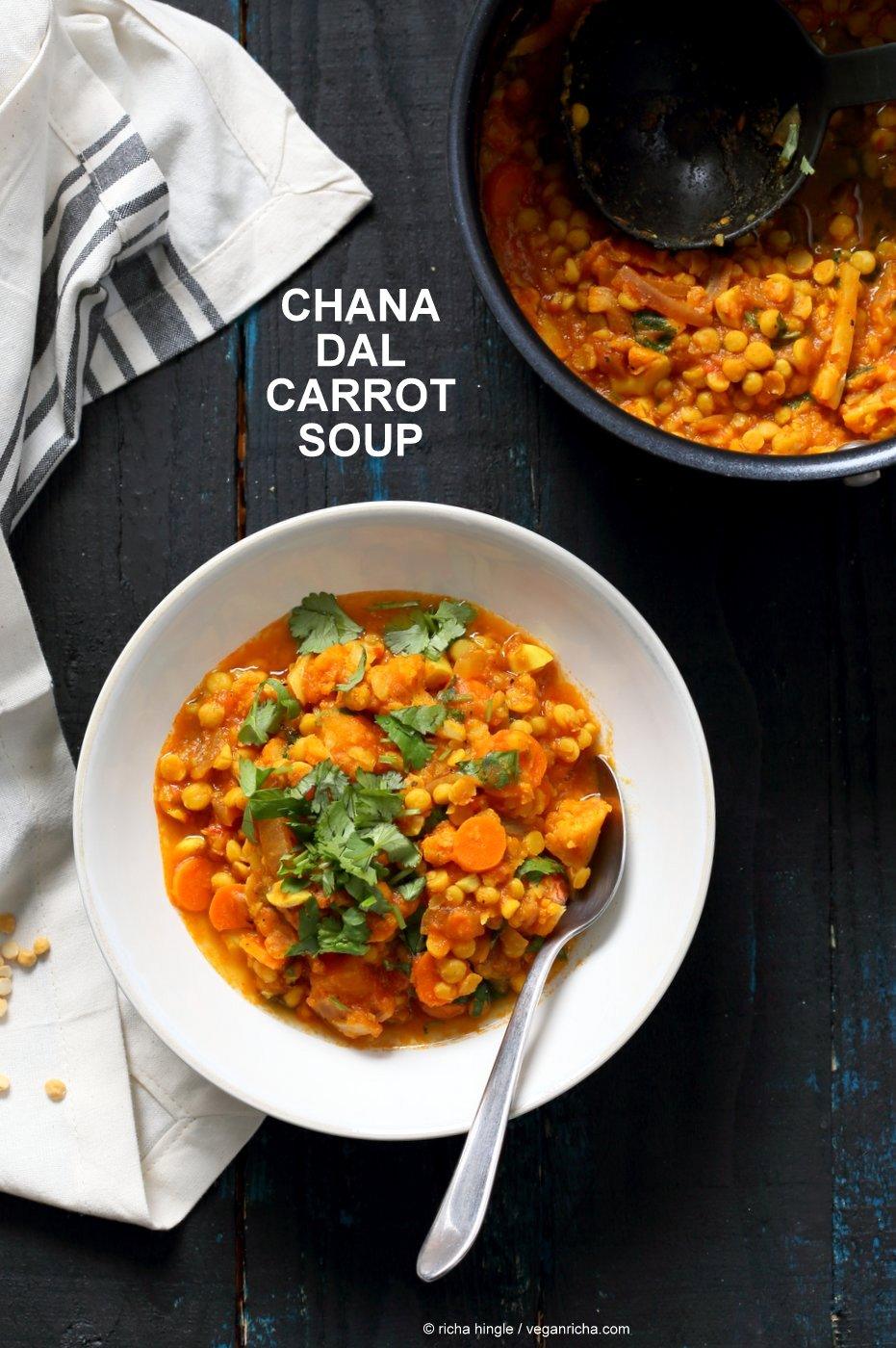 Chana Dal Veggie Soup