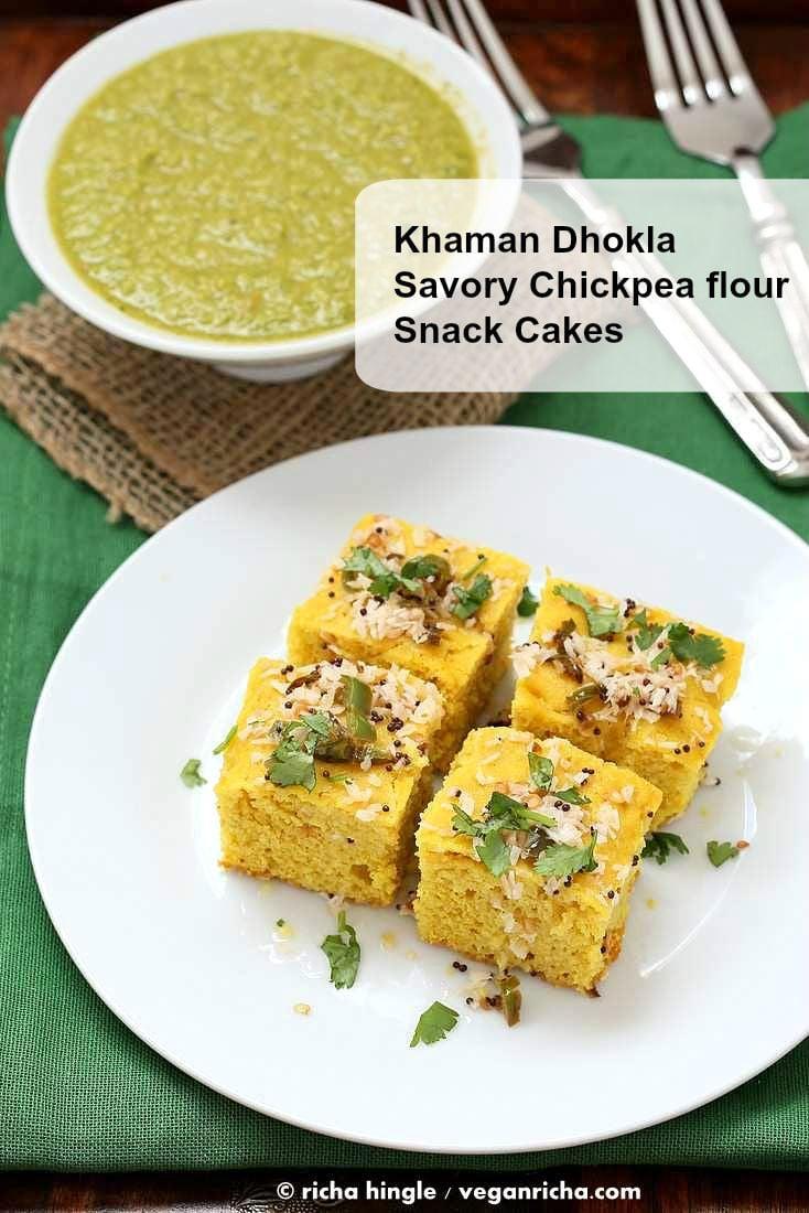 Chickpea flour Snack Cakes – Khaman Dhokla Recipe