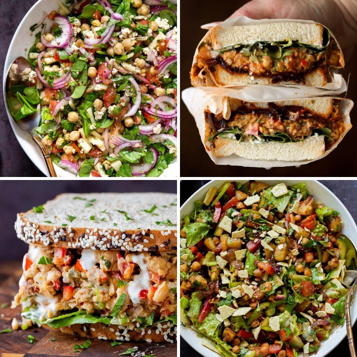 16 Amazing Chickpea Salads (gluten-free, soy-free, nut-free options included)