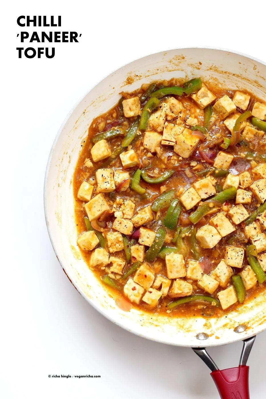 Chilli Tofu – Indian Chilli “Paneer” Recipe