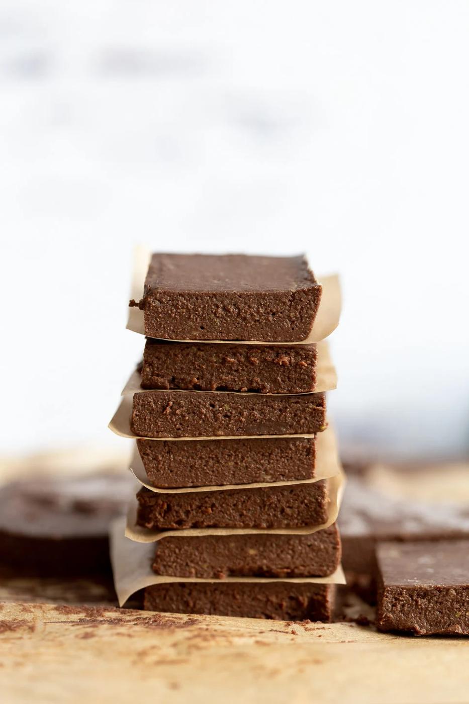Chocolate Avocado Freezer Fudge (5 Ingredient)