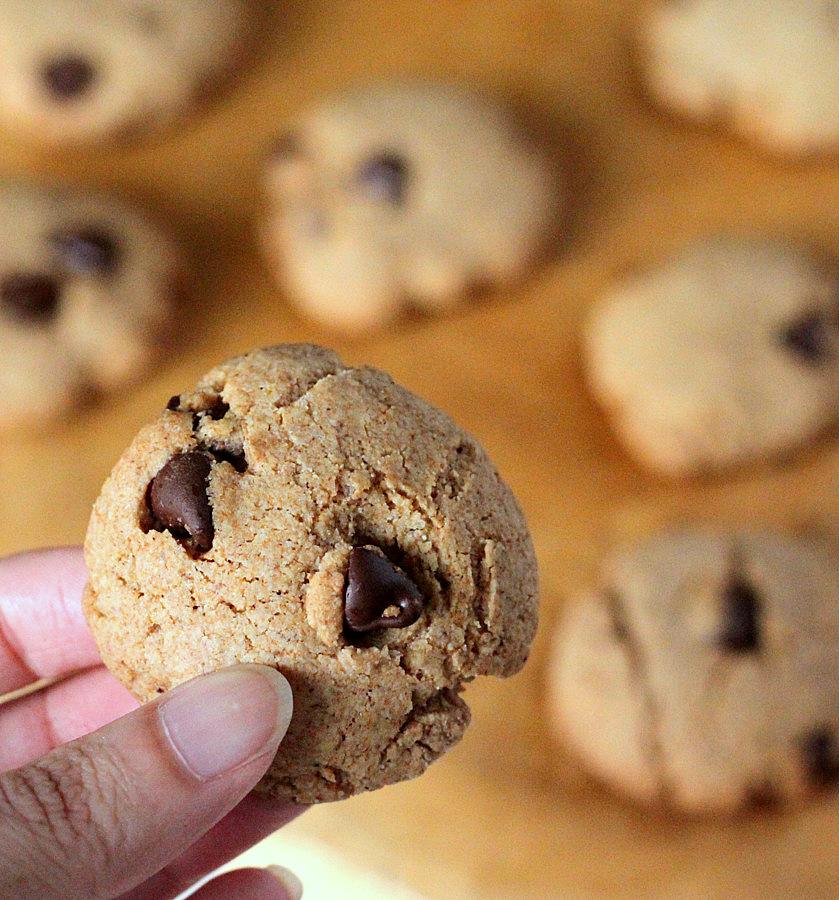 Chocolate Chip Cookies. Whole grain, low-fat Vegan