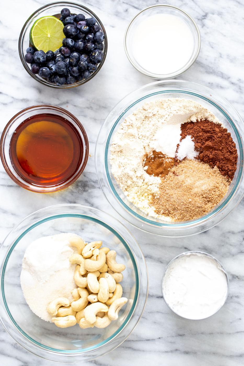 ingredients needed for making vegan vanilla ice cream sandwiches