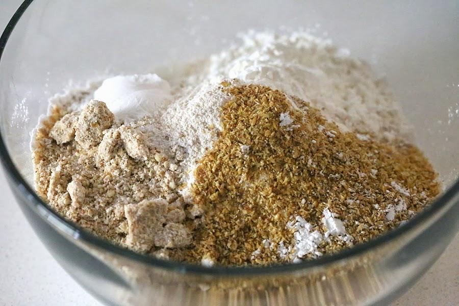 These Vegan Cinnamon Roll Pancakes use my multi-grain pancake mix. Delicious breakfast with With swirls of cinnamon sugar. soy-free, vegan recipe