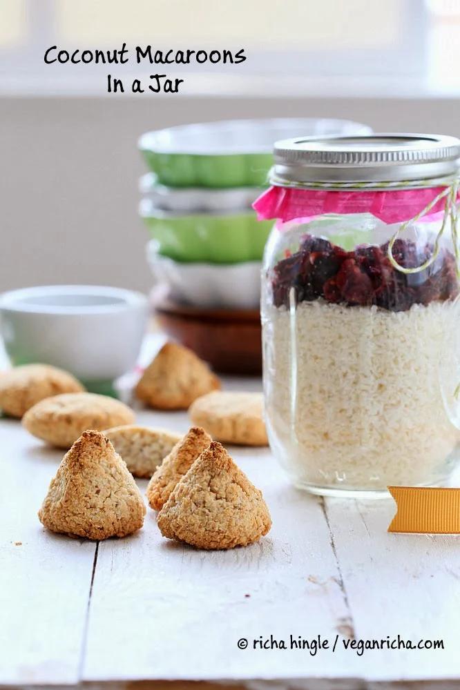 Coconut Macaroon Mix in a Jar (Glutenfree & Vegan Coconut Macaroons Recipe)