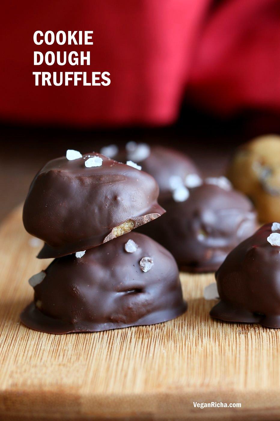 Cookie Dough Truffles Vegan Gluten-free