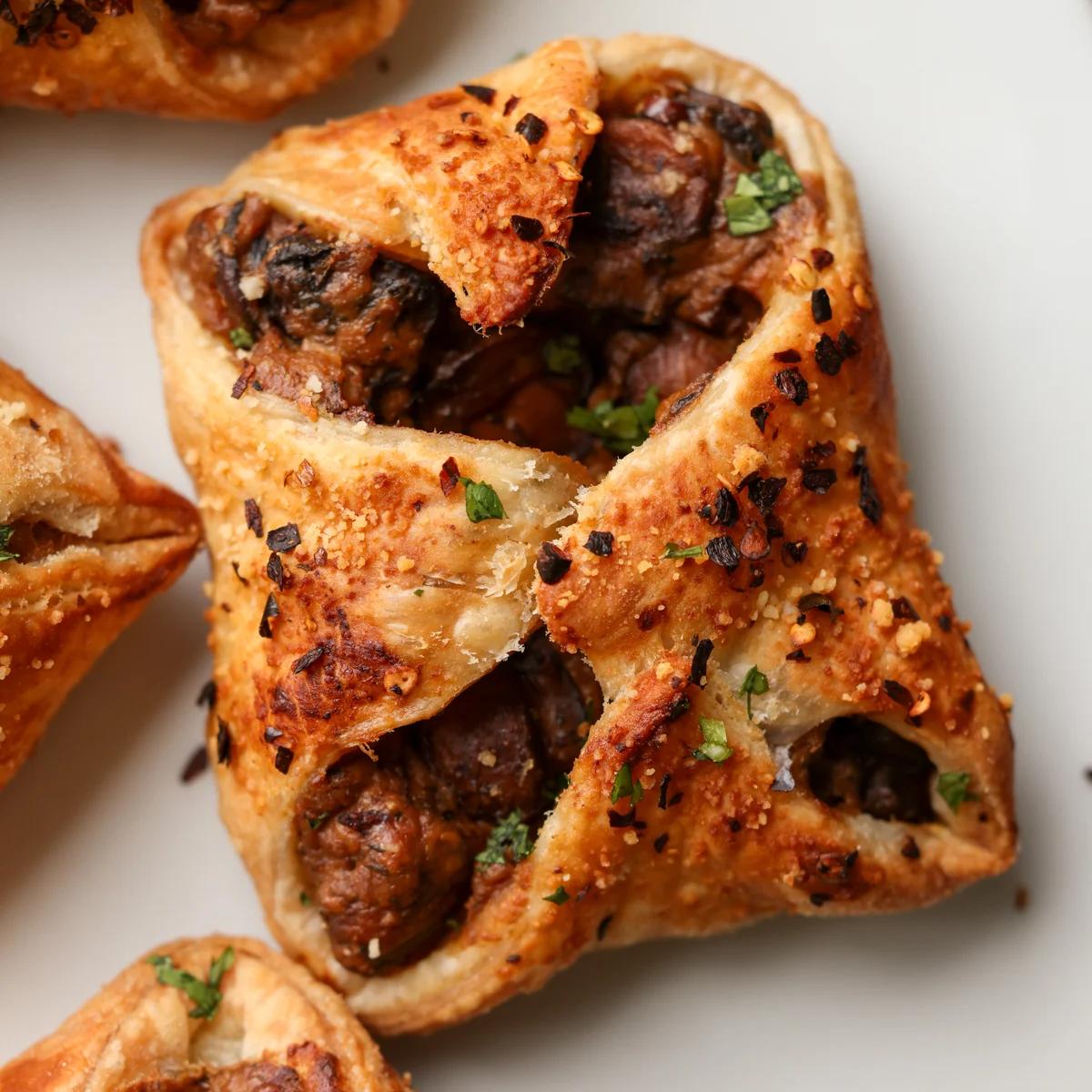 Creamy Mushroom Puffs