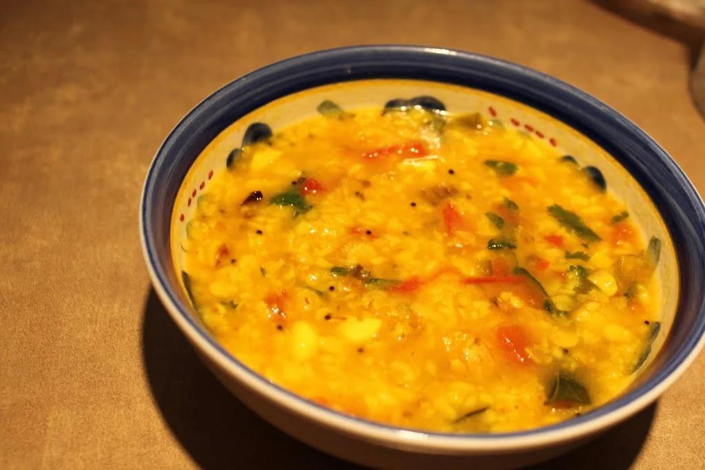 Daal Series: Yellow Mung and Toor with Tomato