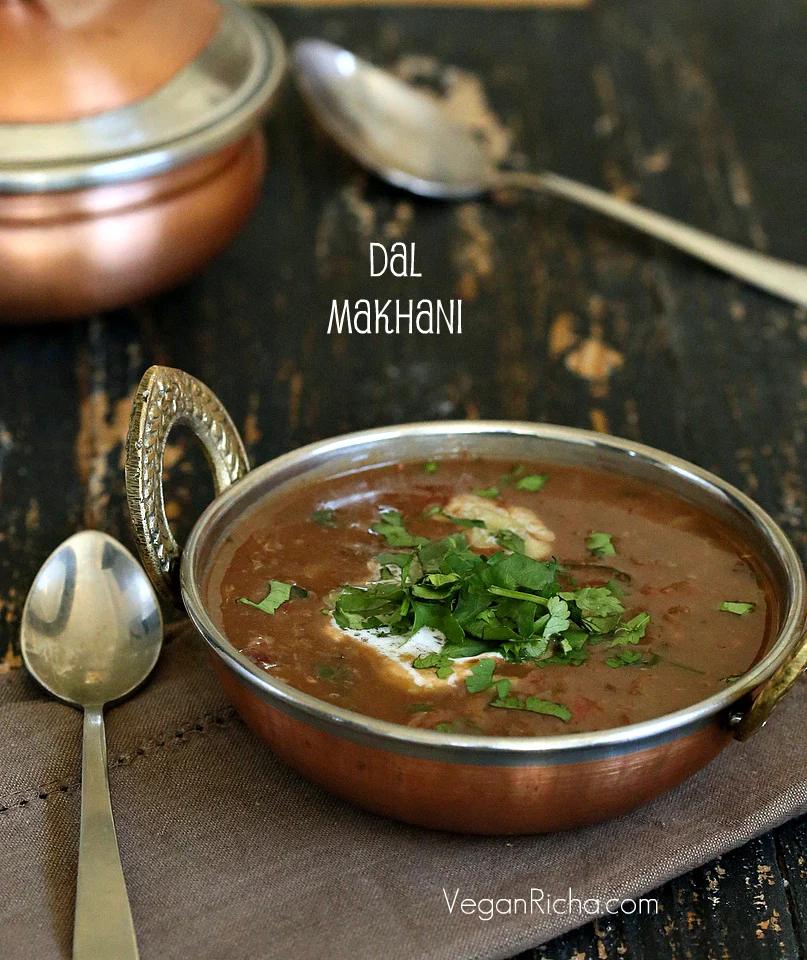 Vegan Dal Makhani – Creamy Buttery Black Gram lentils and Kidney Beans. Glutenfree Recipe