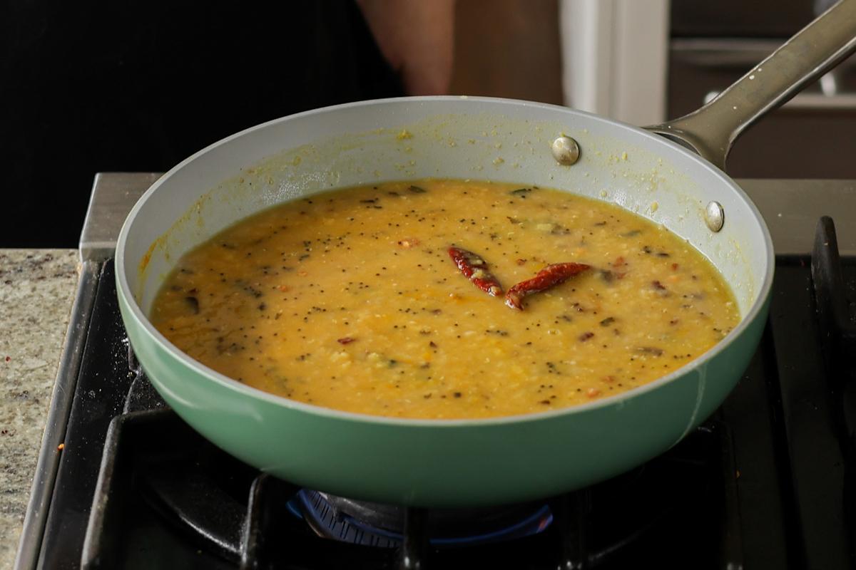 dal tadka after cooking